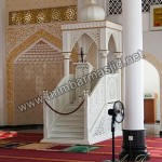 Mebel Duco Mimbar Masjid Atap Kubah Ukir