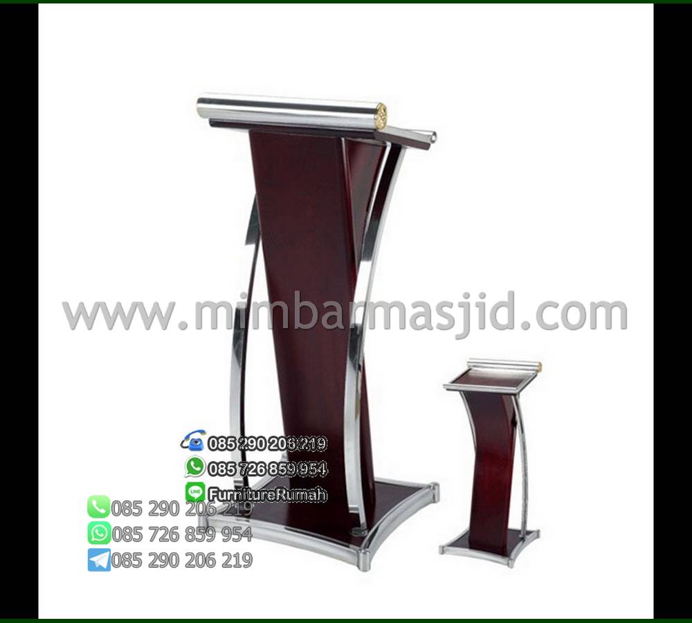 Contoh Mimbar Masjid Minimalis Ready Stock Furniture Best Seller MM PM 1247