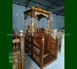 Furniture Jati Mimbar Ukiran Atap Kubah Ready Order 085290206219 MM 245