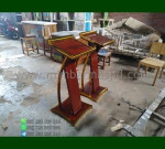 Harga Podium Kayu Jati Mebel Jati Furniture Stock Kode MM PM 851
