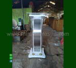 Harga Podium Stainless Steel Furniture Jati Promo Stock Mimbar MM PM 684