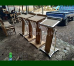 Mimbar Kaca Jati Produk Unggulan Asli Furniture Jepara MM PM 890