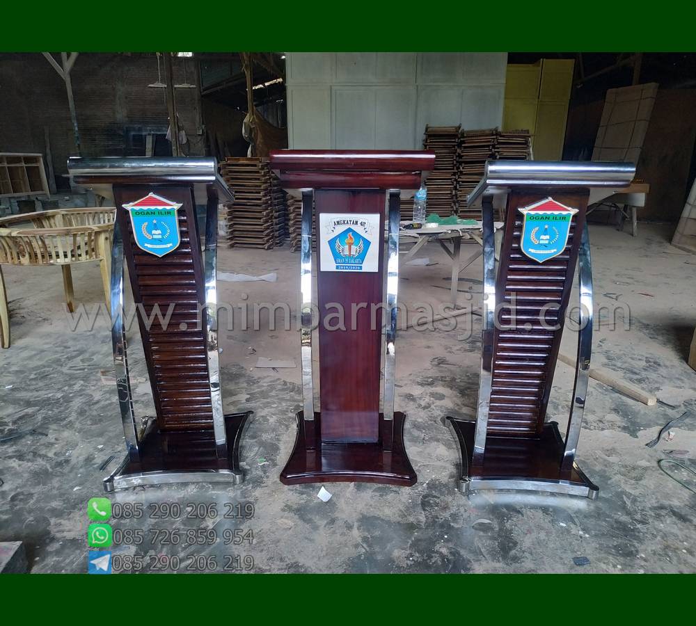 Minimalis Mimbar Masjid Furniture Stock diskon Special Promo MM PM 616