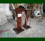 Podium Mimbar Masjid Furniture Minimalis Ready Stock Siap Kirim MM PM 705
