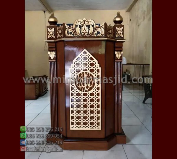 Podium Masjid Ukiran Terbaru